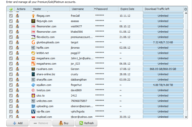 Jdownloader Preimum Database 2-8-2012