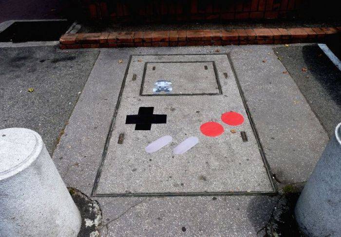 Pomysłowy street art 11