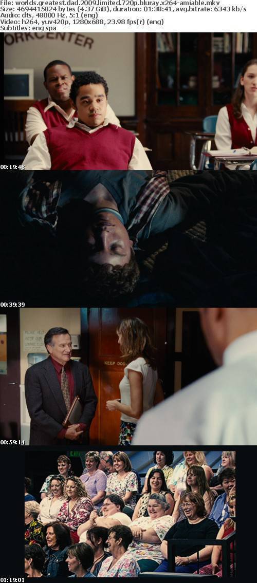 Worlds Greatest Dad 2009 LIMITED 720p BluRay X264 - AMIABLE Worlds Greatest Dad 2009 LIMITED 720p BluRay X264 - AMIABLE
