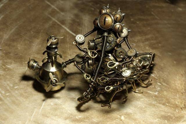 Steampunkowe rzeźby 6