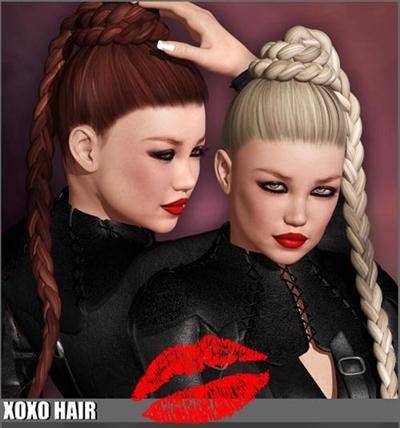 renderosity - XOXO Hair | 11.90 USD renderosity - XOXO Hair | 11.90 USD
