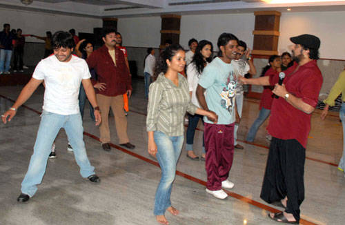 Kannada Film Stars in KFI 75 Rehersal