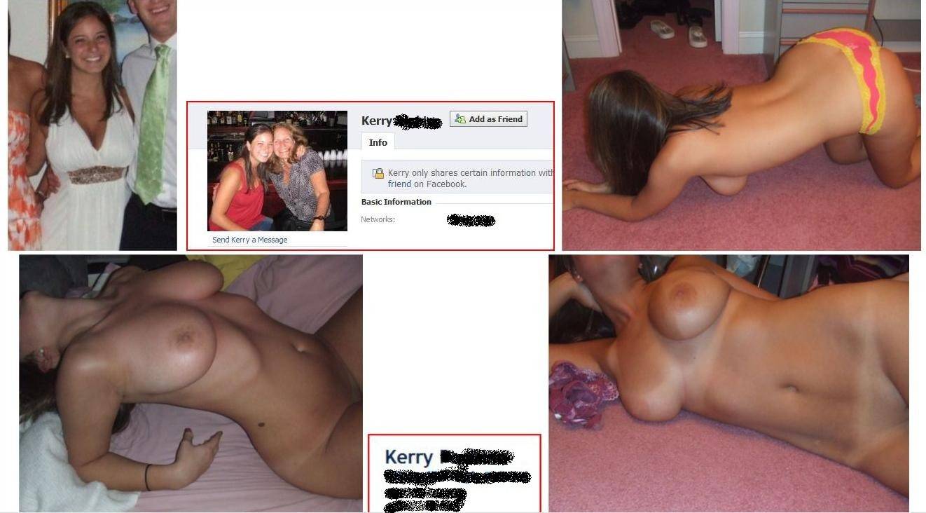 Naked girls on Facebook, and their facebooks