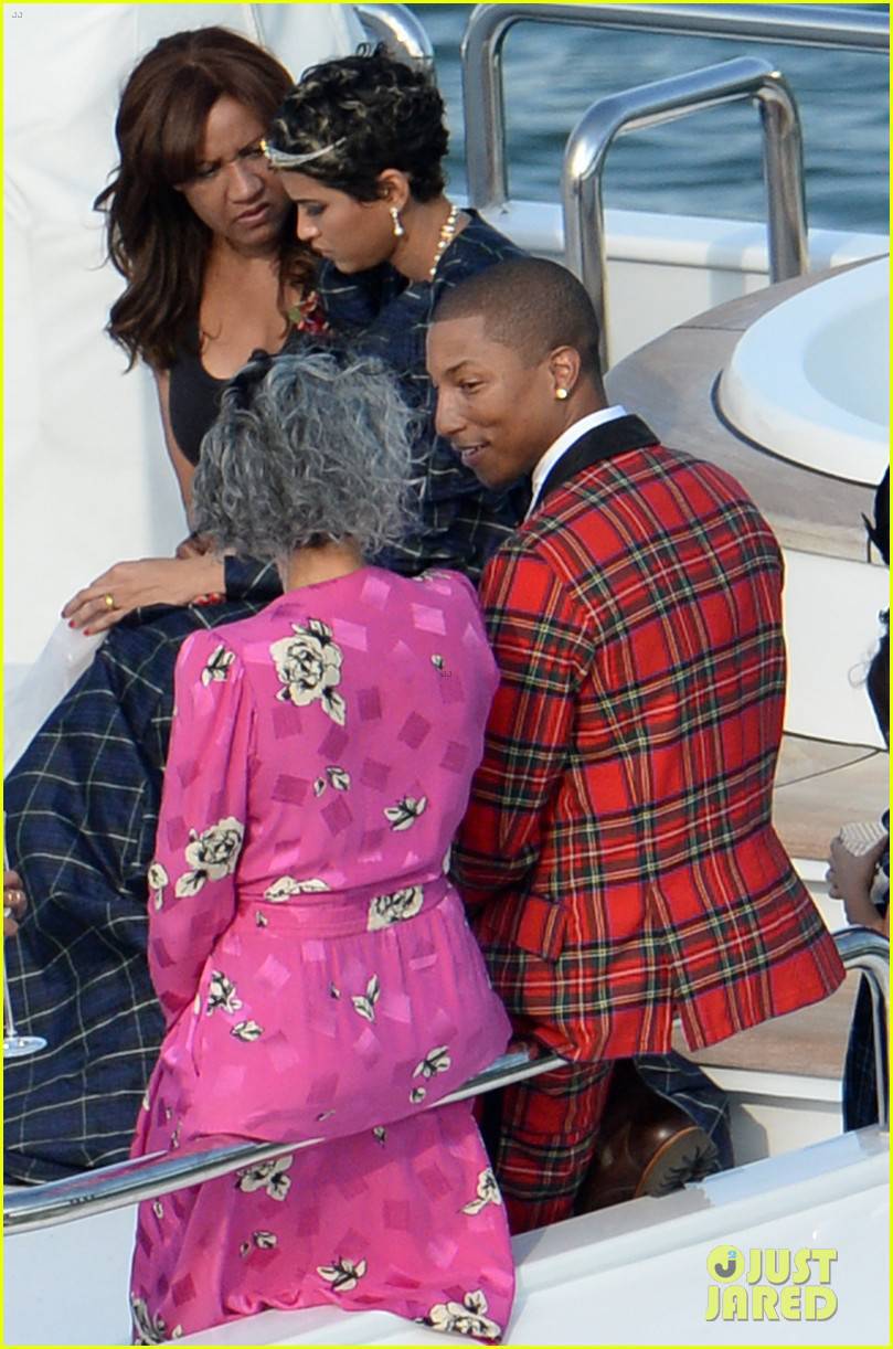 Pharrell Williams Married Model Helen Lasichanh—and Usher and Busta Rhymes  Performed at the Wedding! (Wonder If He'll Get Lucky Tonight?)