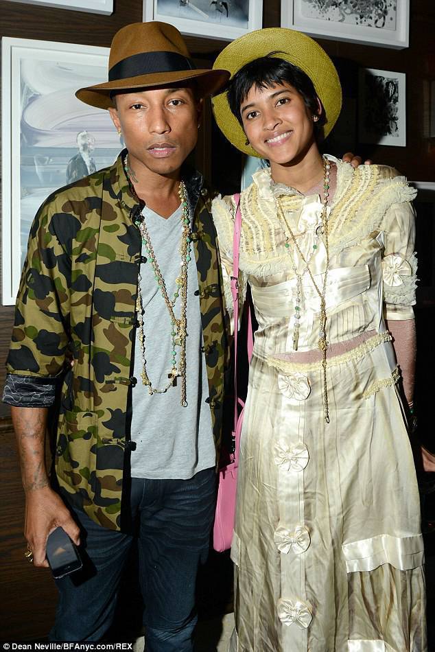 Pharrell & Co.At VIP Tracey Emin Dinner In Miami