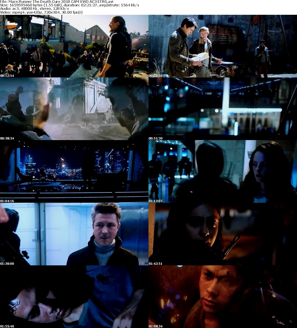 Maze Runner The Death Cure 2018 CAM XViD AC3 ETRG Maze Runner The Death Cure 2018 CAM XViD AC3 ETRG