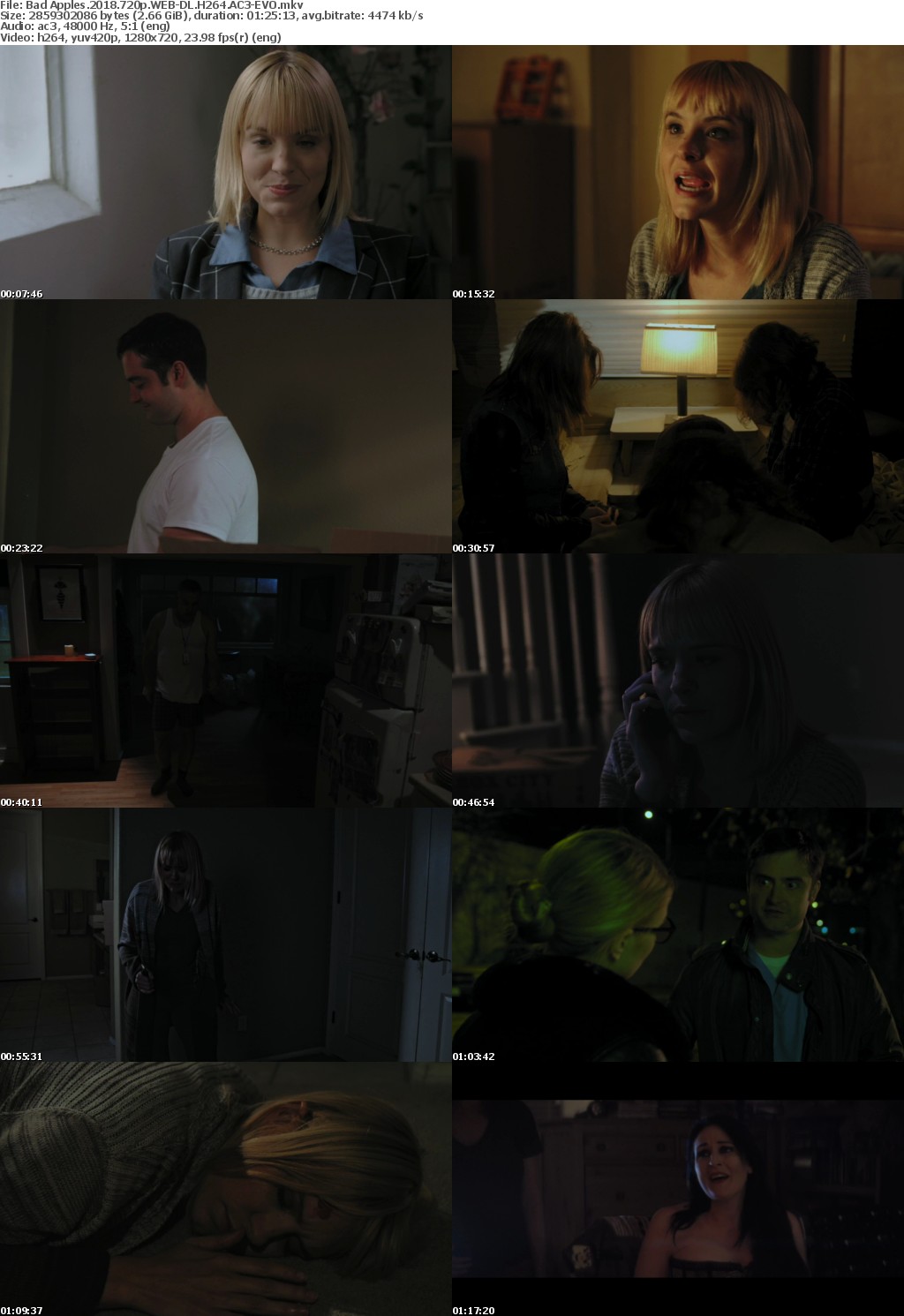 Bad Apples 2018 720p WEB-DL H264 AC3-EVO Bad Apples 2018 720p WEB-DL H264 AC3-EVO