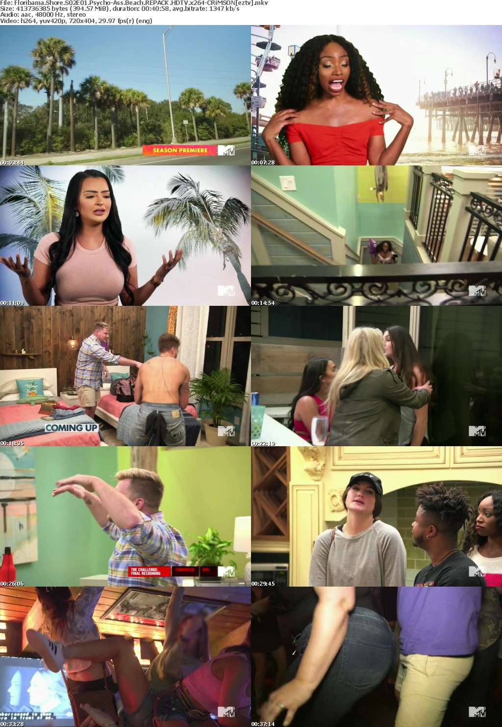 Floribama Shore S02E01 Psycho-Ass Beach REPACK HDTV x264-CRiMSON