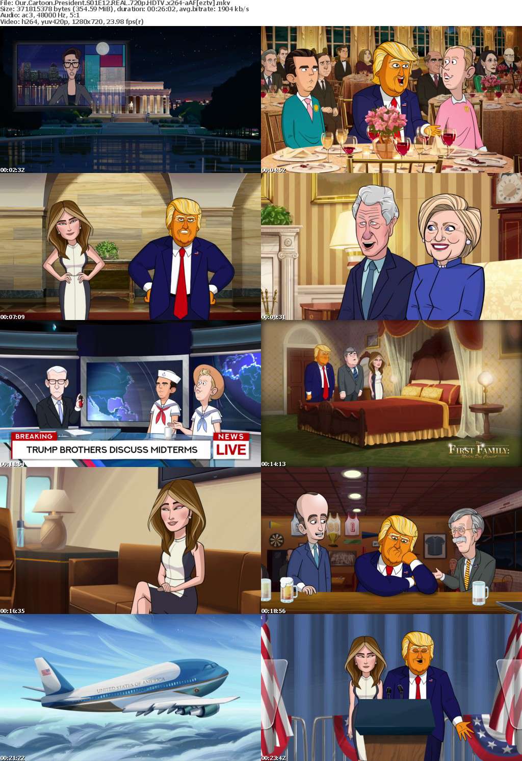 Our Cartoon President S01E12 REAL 720p HDTV x264-aAF