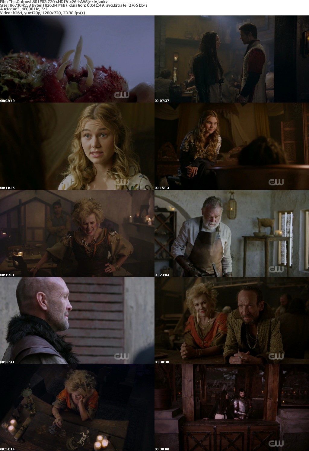 The Outpost S01E03 720p HDTV x264-AVS