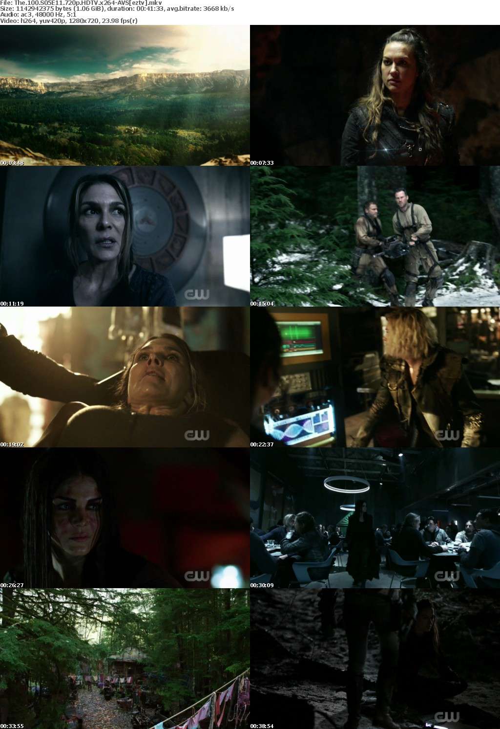 The 100 S05E11 720p HDTV x264-AVS