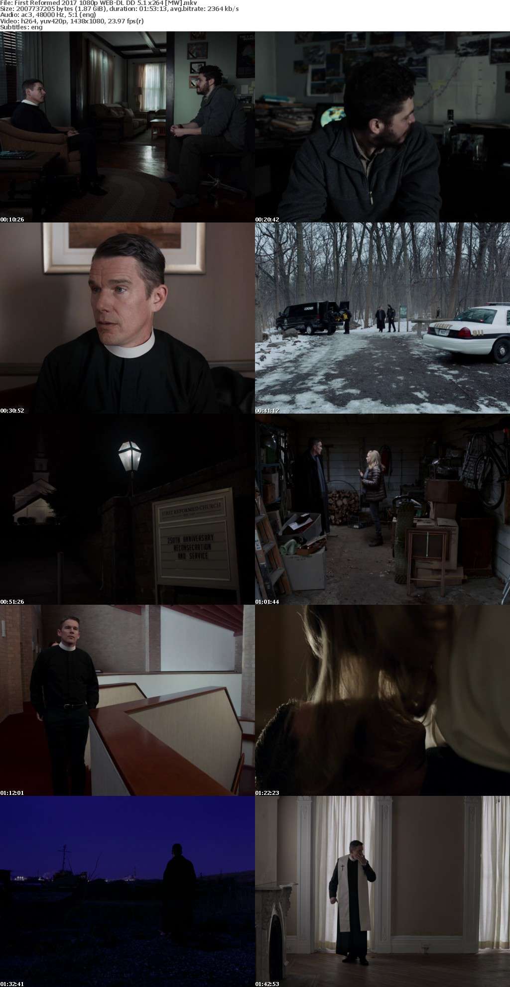 First Reformed (2017) 1080p WEB-DL DD 5.1 x264 MW