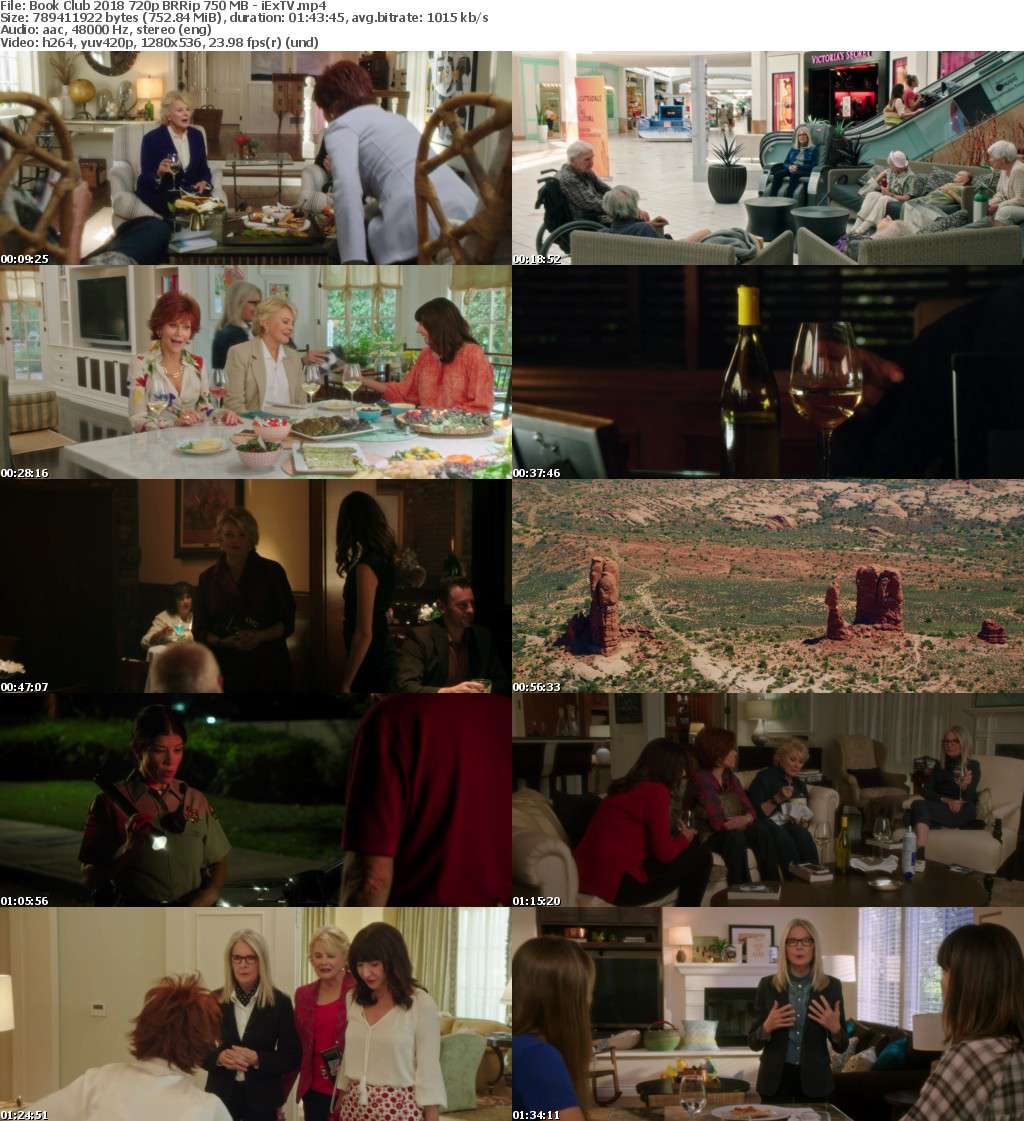 Book Club (2018) 720p BRRip 750 MB - iExTV