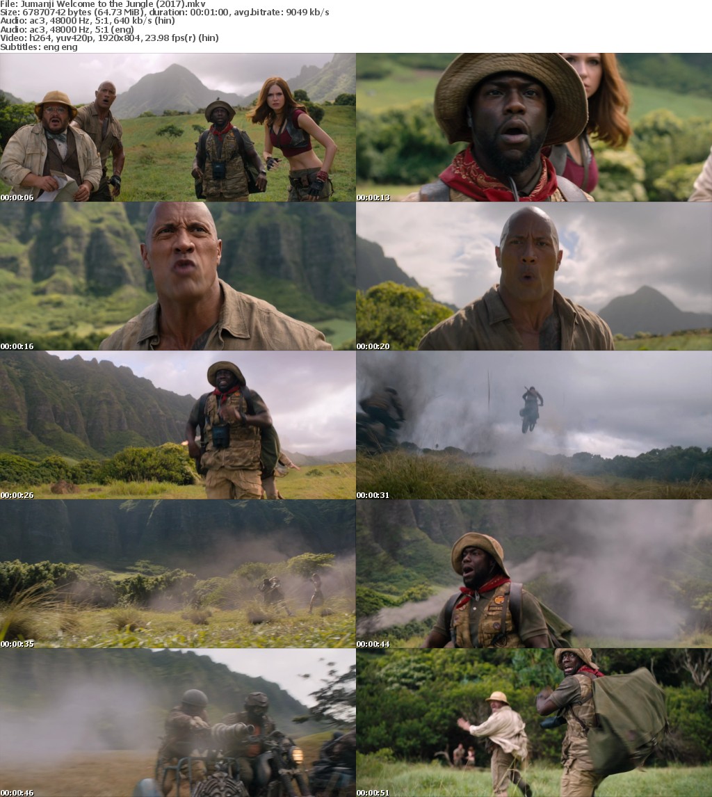 Jumanji Welcome To The Jungle (2017) 1080p Dual Audio Org DD Hindi+Eng 6Ch -~DOOMSDAY~- Jumanji Welcome To The Jungle (2017) 1080p Dual Audio Org DD Hindi+Eng 6Ch -~DOOMSDAY~-