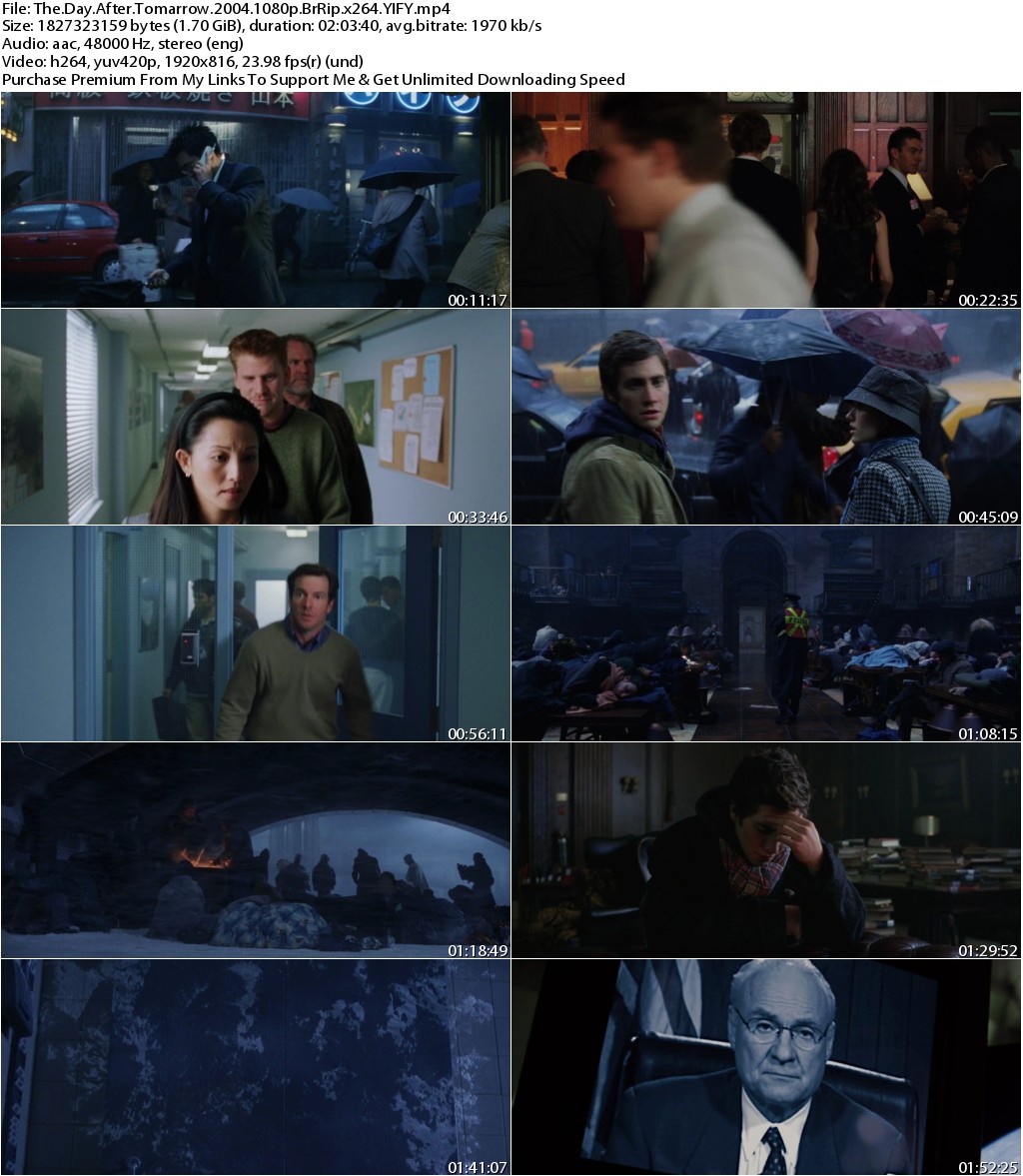 The Day After Tomorrow (2004) 1080p BRRip x264-YIFY