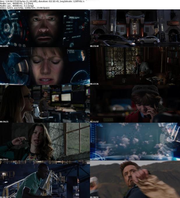 Iron Man 3 (2013) 720p BluRay x264 Dual-AudioHindi 5.1 - English 5.1 ESubs - Downloadhub