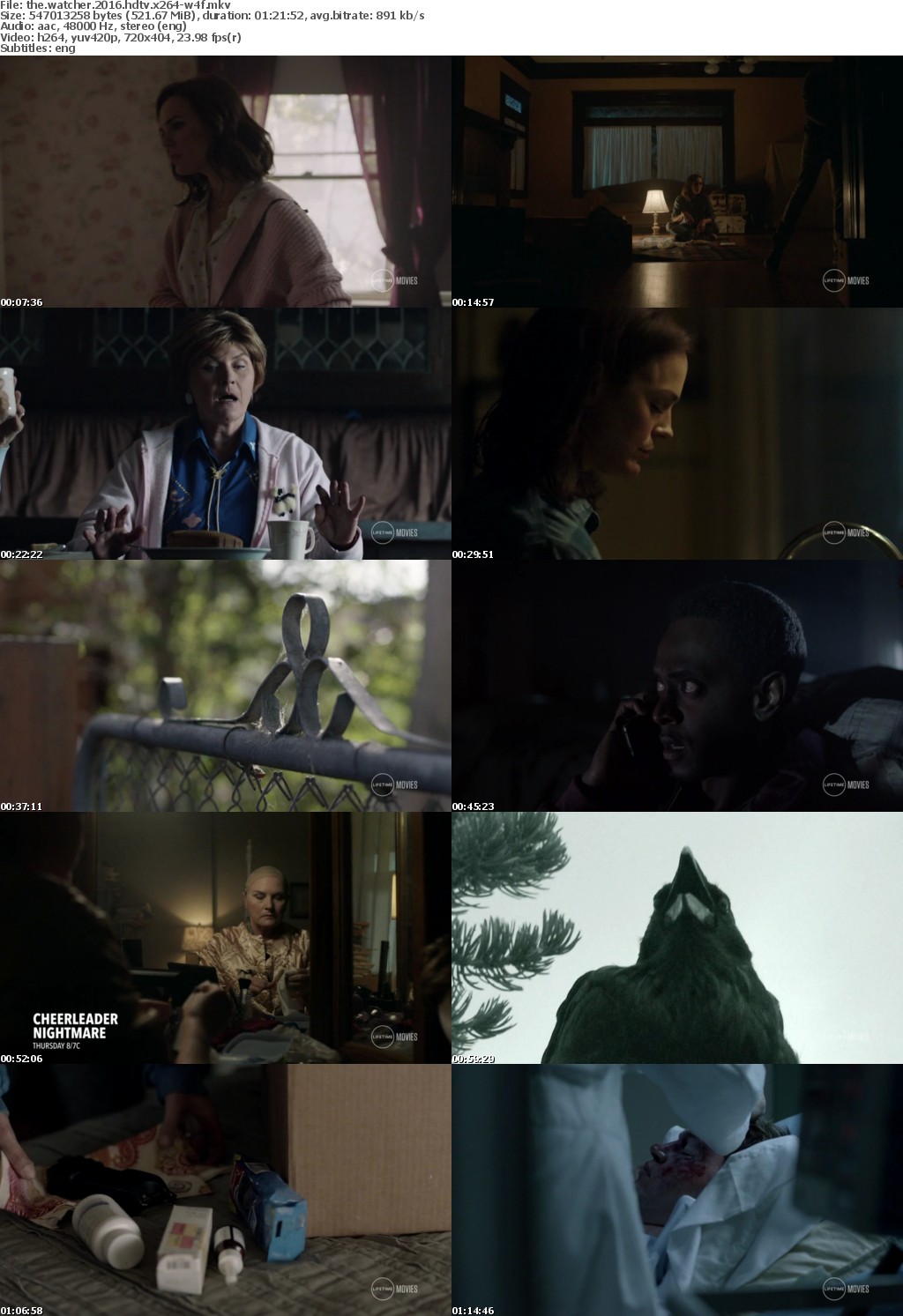 The Watcher (2016) HDTV x264-W4F