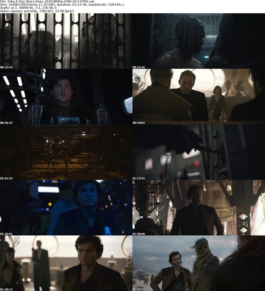 Solo A Star Wars Story (2018) BRRip XViD AC3-ETRG