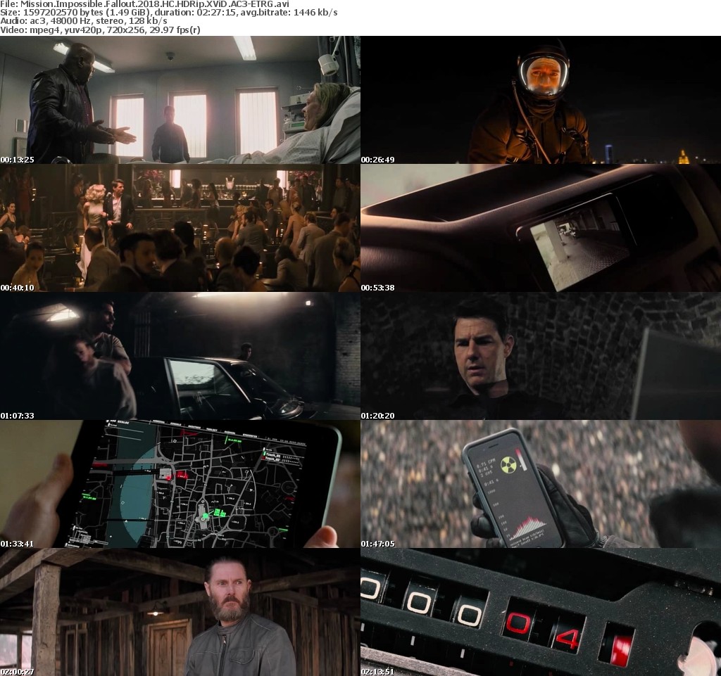 Mission Impossible Fallout (2018) HC HDRip XViD AC3-ETRG