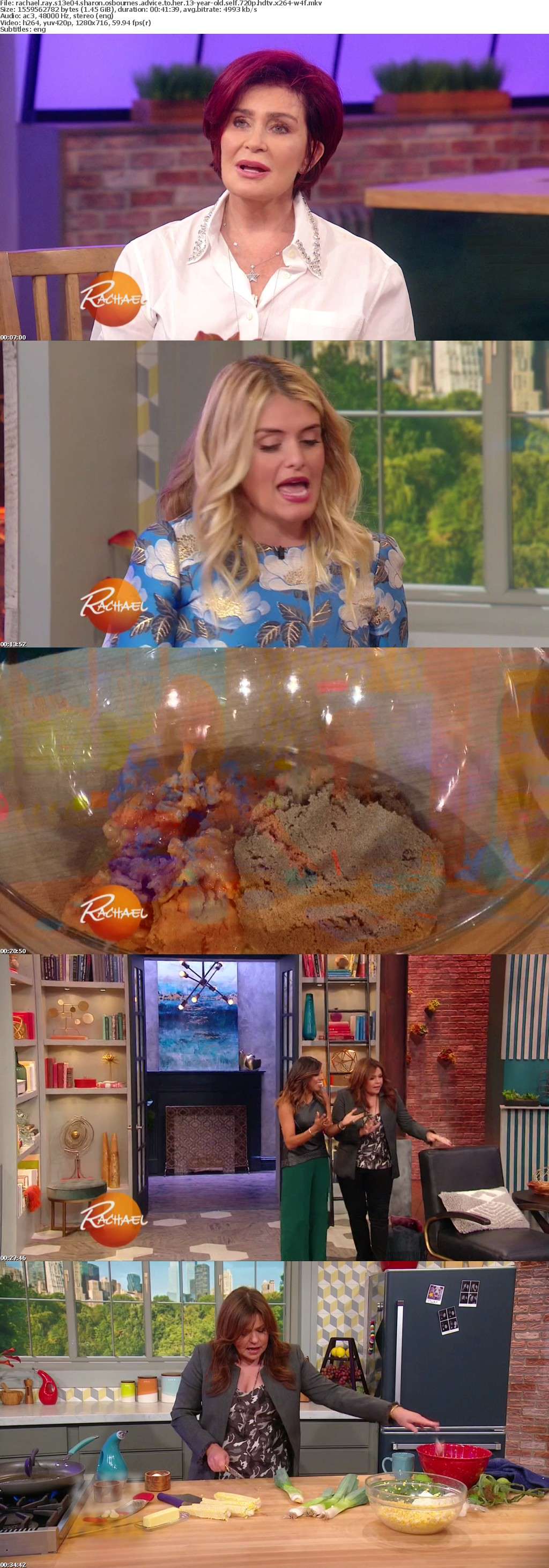 Rachael Ray 2018 09 13 Sharon Osbournes Advice to Her 13-Year-Old Self 720p HDTV x264-W4F Rachael Ray 2018 09 13 Sharon Osbournes Advice to Her 13-Year-Old Self 720p HDTV x264-W4F