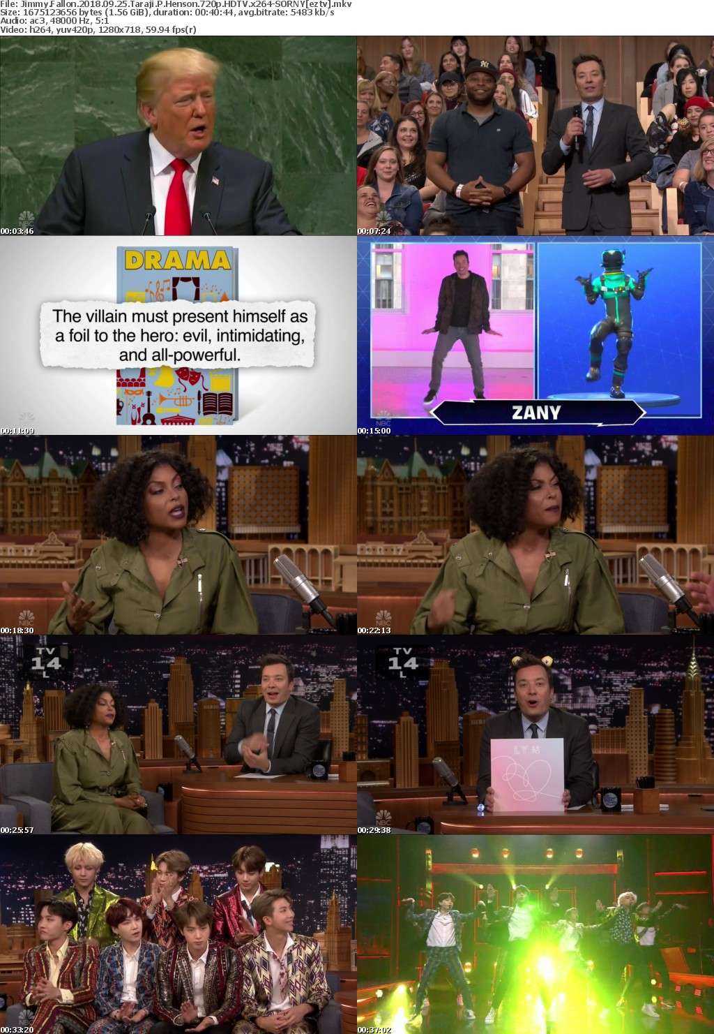 Jimmy Fallon 2018 09 25 Taraji P Henson 720p HDTV x264-SORNY Jimmy Fallon 2018 09 25 Taraji P Henson 720p HDTV x264-SORNY