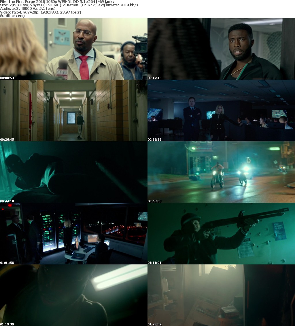 The First Purge (2018) 1080p WEB-DL DD 5.1 x264 MW