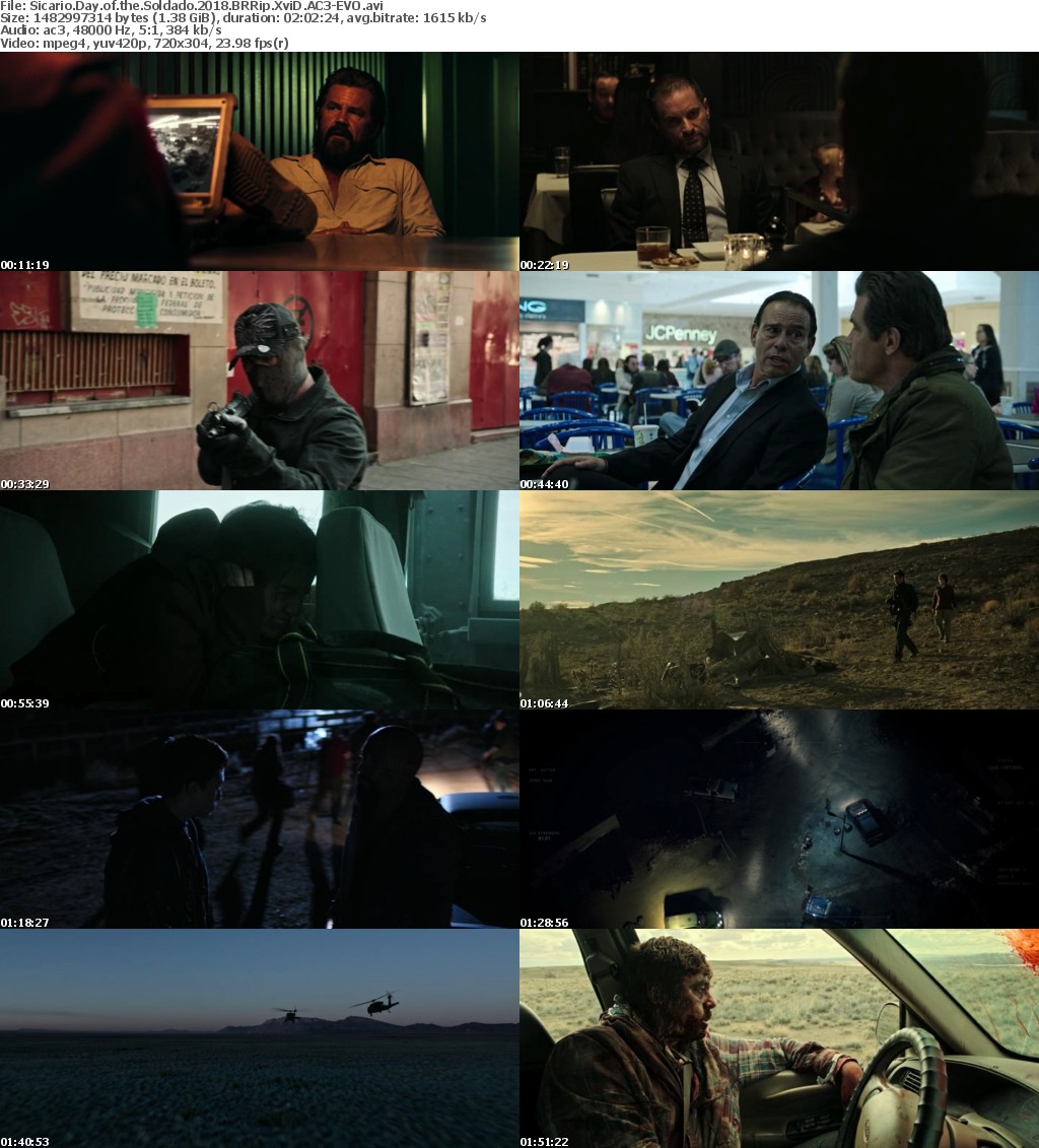 Sicario Day of the Soldado (2018) BRRip XviD AC3-EVO