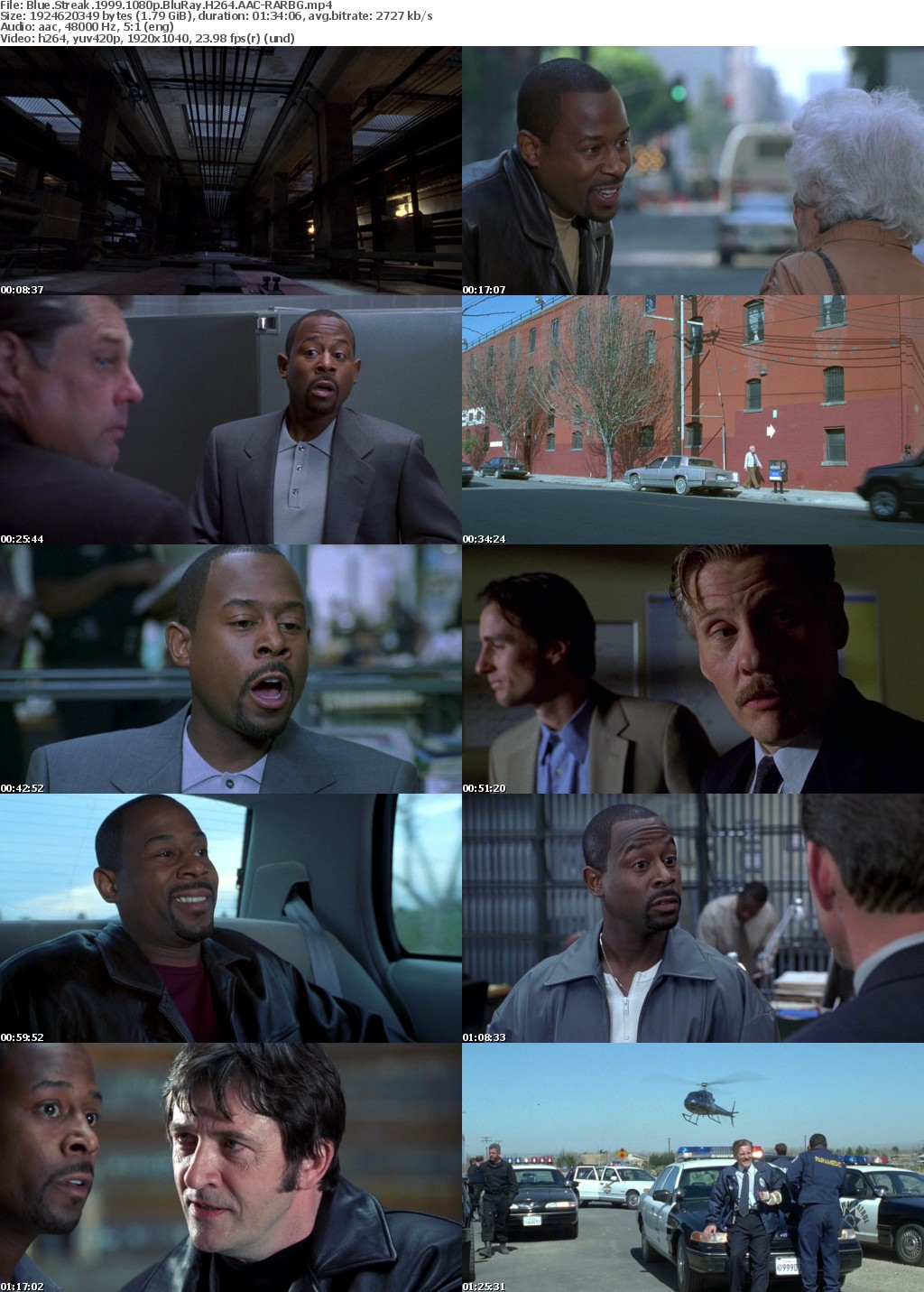 Blue Streak (1999) 1080p BluRay H264 AAC-RARBG