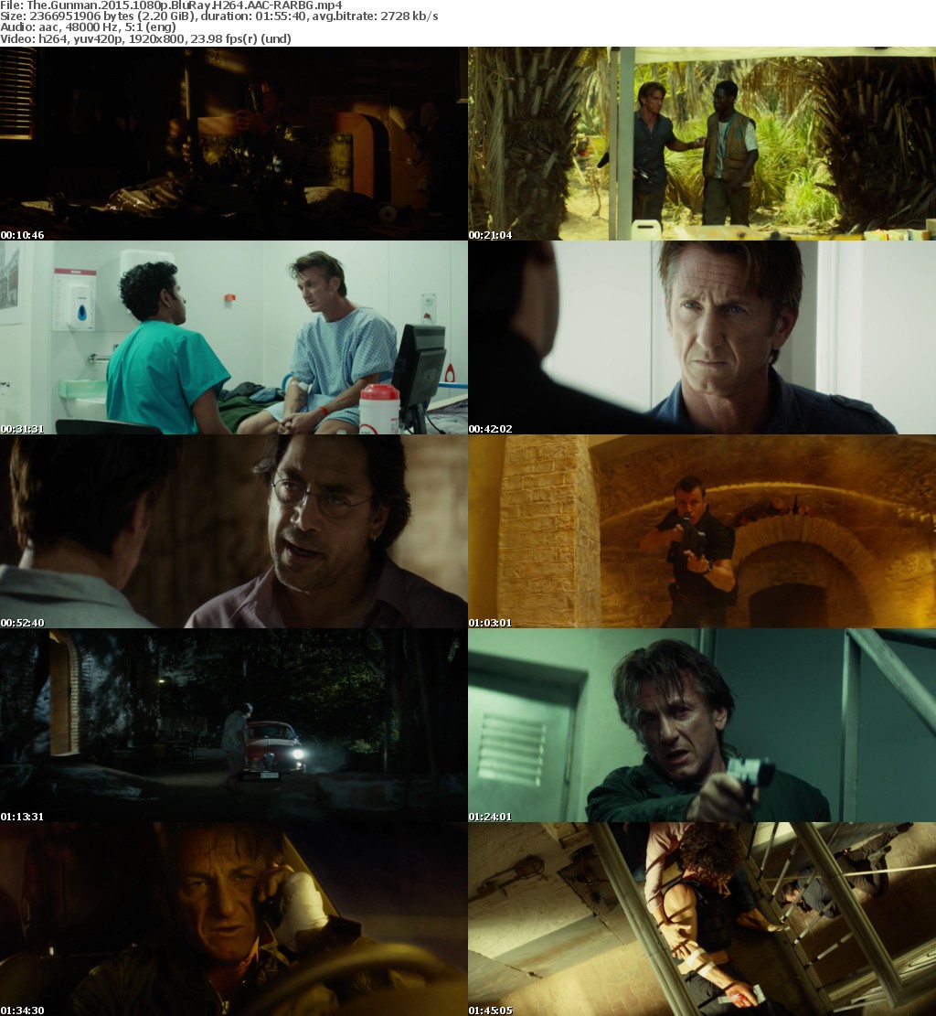 The Gunman (2015) 1080p BluRay H264 AAC-RARBG