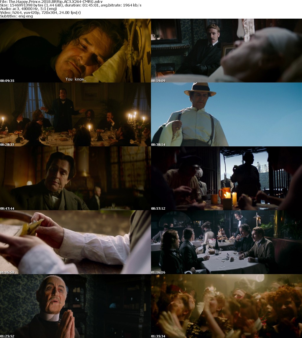 The Happy Prince (2018) BRRip AC3 X264-CMRG