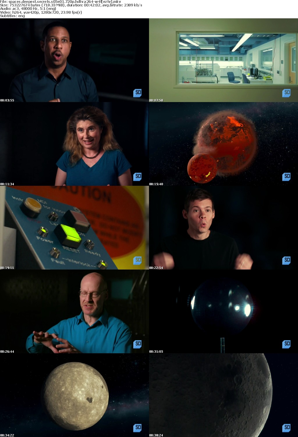 Spaces Deepest Secrets S05E01 720p HDTV x264-W4F