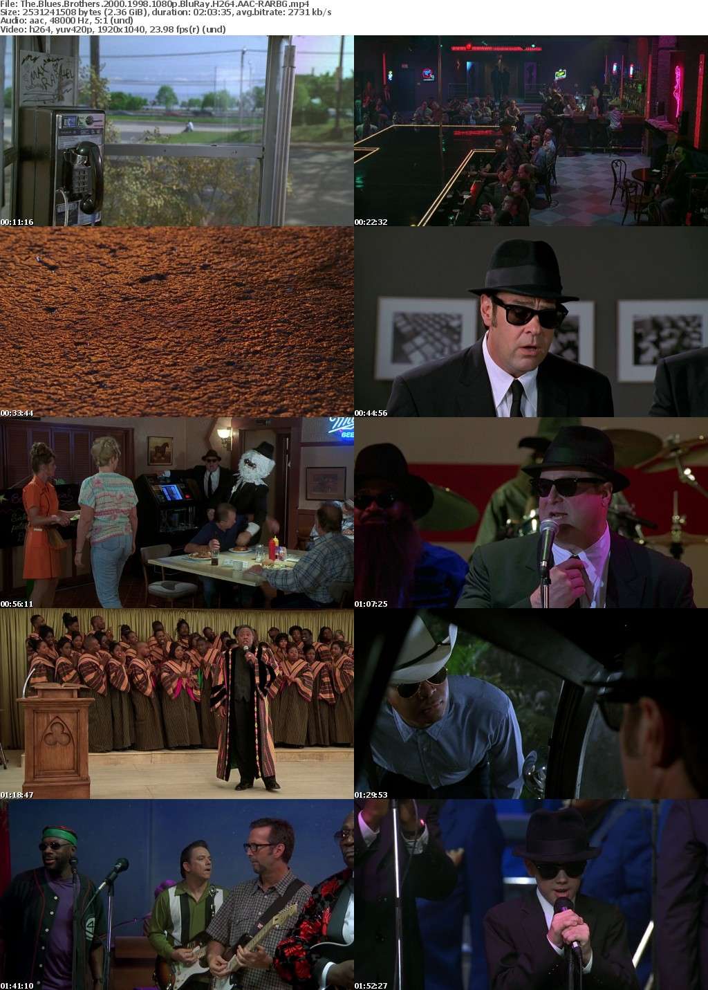 The Blues Brothers (2000) (1998) 1080p BluRay H264 AAC-RARBG