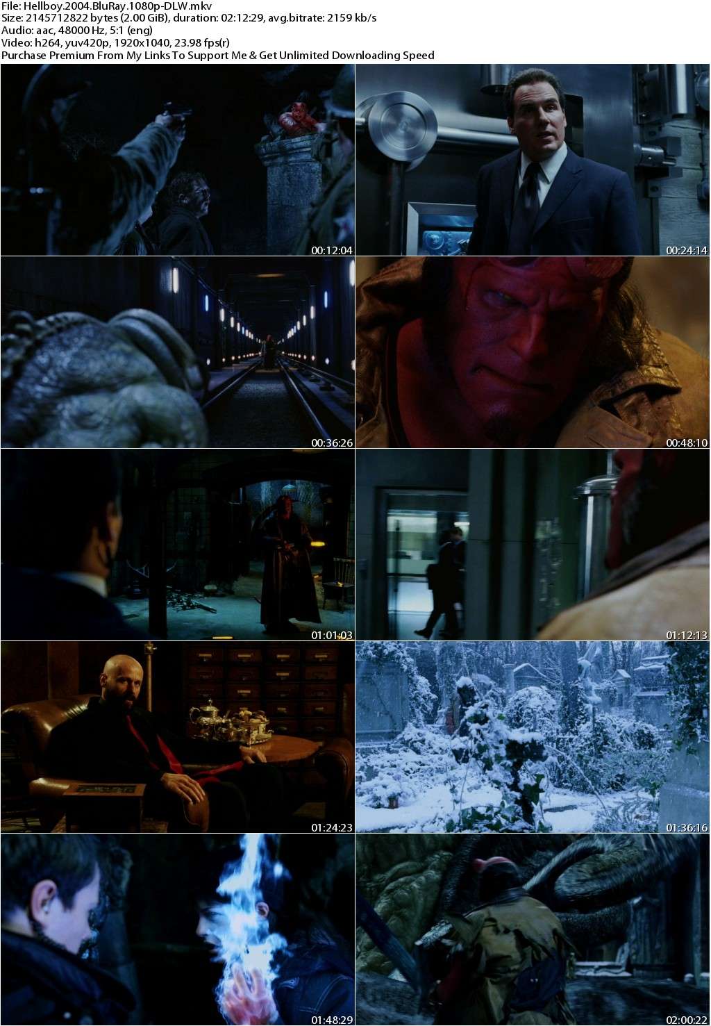 Hellboy (2004) 1080p BRRip x264-DLW