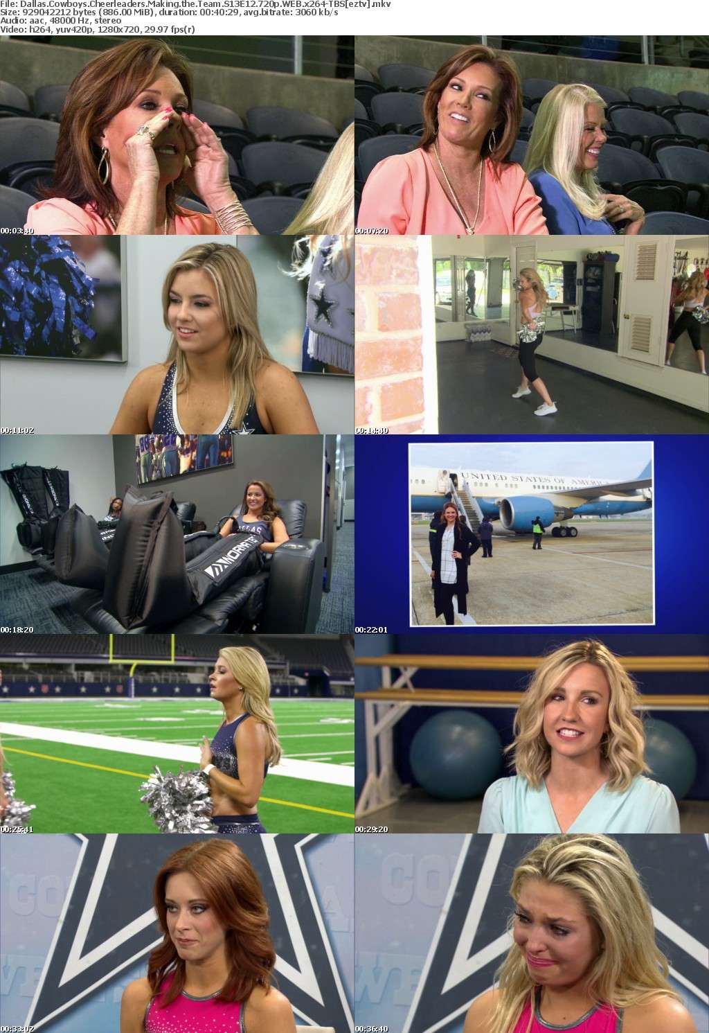 Dallas Cowboys Cheerleaders Making the S13E12 720p WEB x264-TBS Dallas Cowboys Cheerleaders Making the S13E12 720p WEB x264-TBS