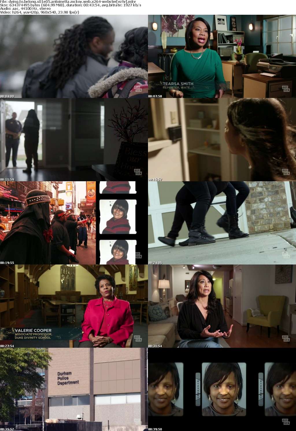 Dying To Belong S01E05 Antoinetta McKoy WEB x264-WEBSTER