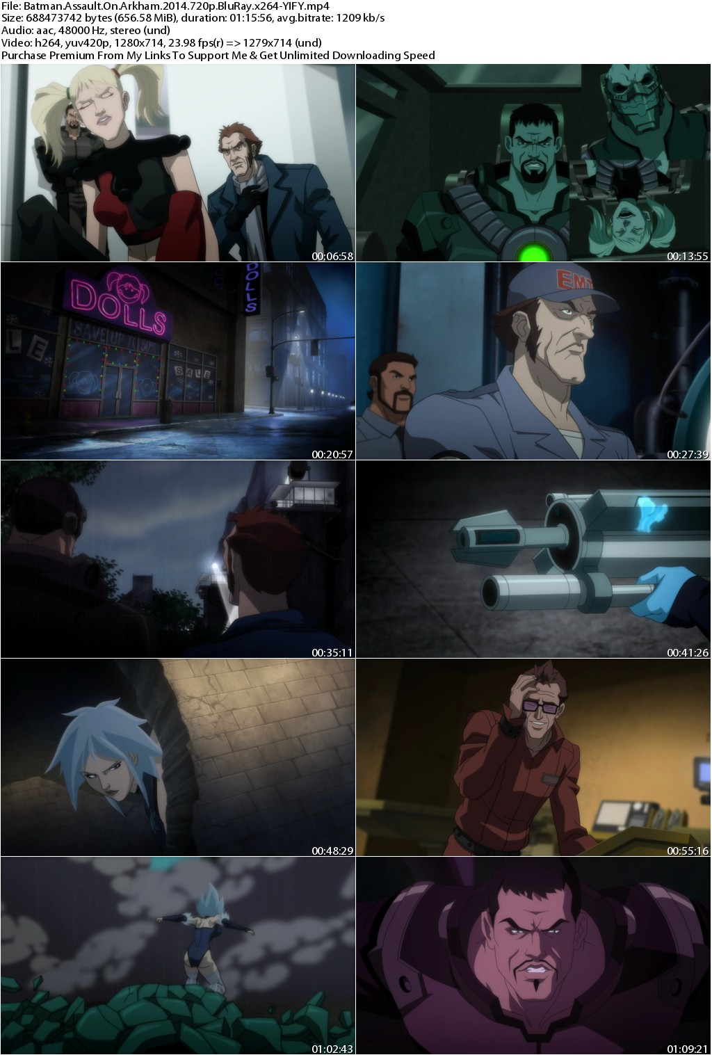 Batman Assault On Arkham (2014) 720p BluRay x264 YIFY