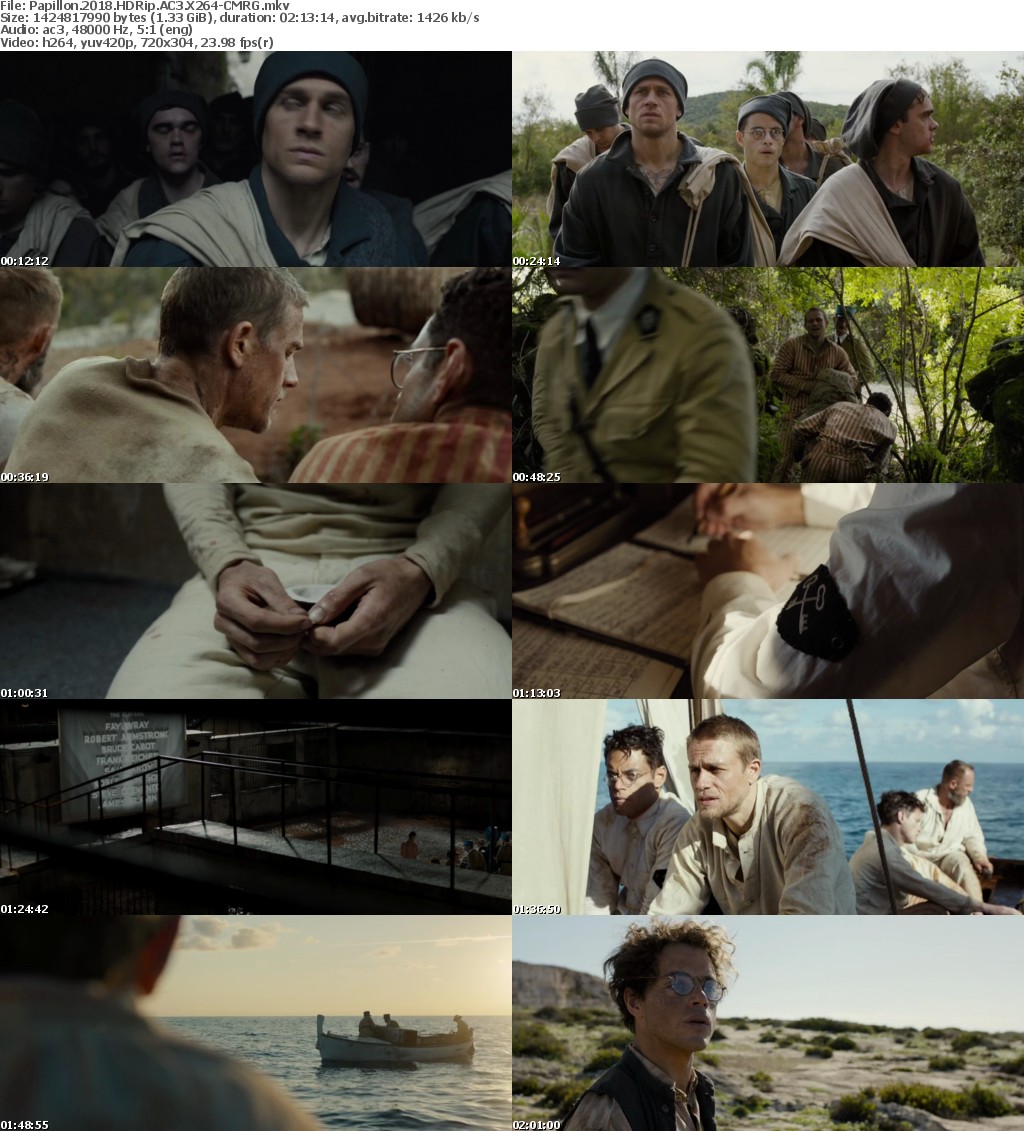 Papillon (2018) HDRip AC3 X264-CMRG