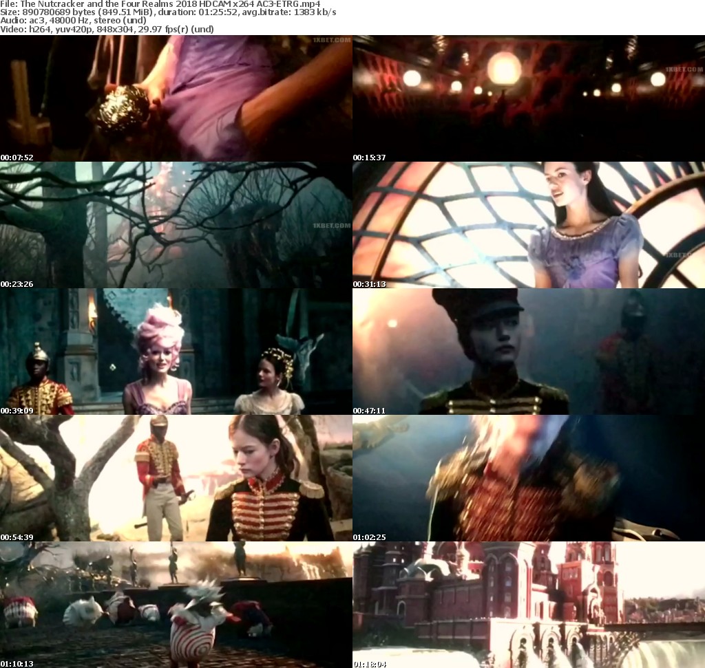 The Nutcracker and the Four Realms (2018) HDCAM x264 AC3-ETRG