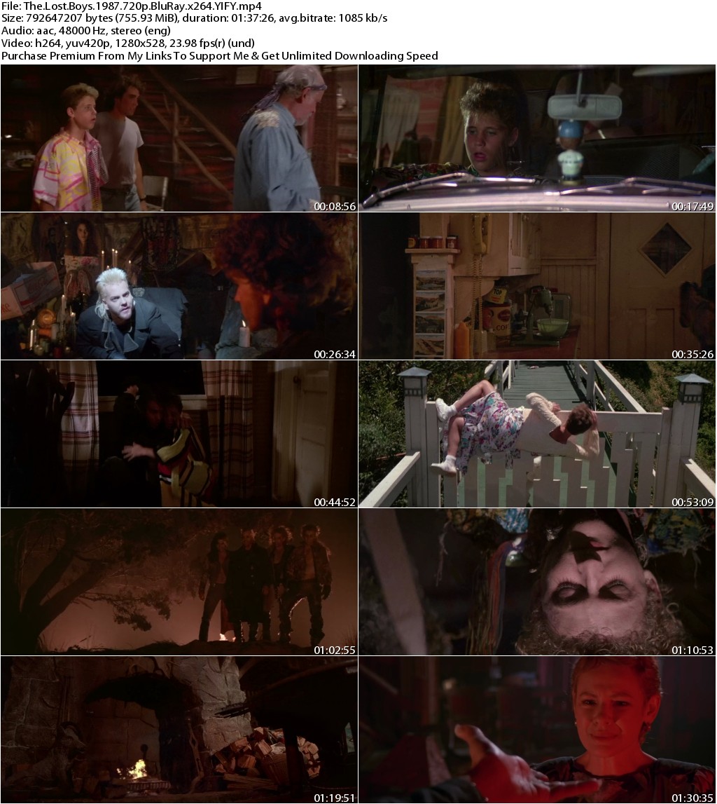 The Lost Boys (1987) 720p BluRay x264 YIFY