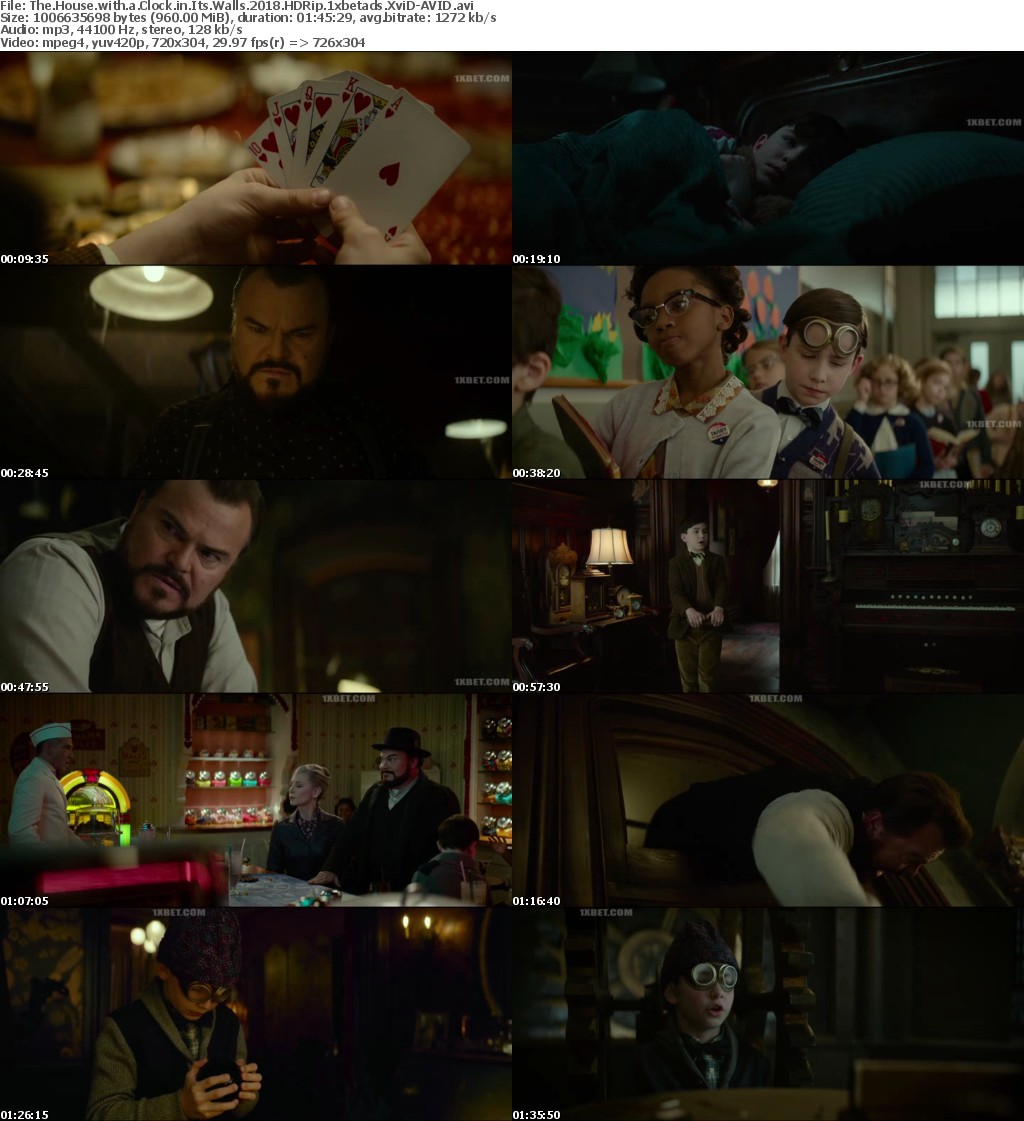 The House with a Clock in Its Walls (2018) HDRip CAMAUDIO 1xbetads XviD-AVID