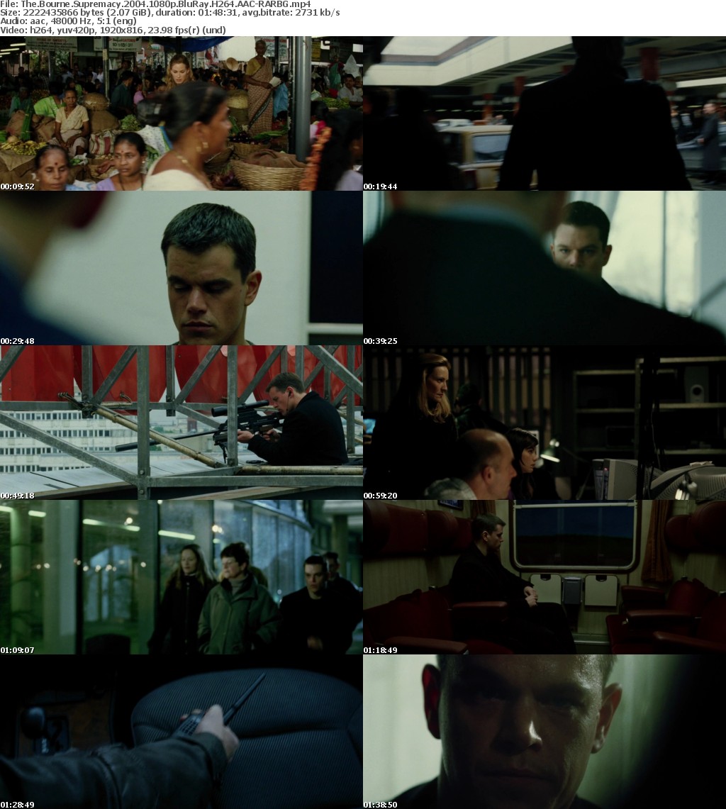 The Bourne Supremacy (2004) 1080p BluRay H264 AAC-RARBG