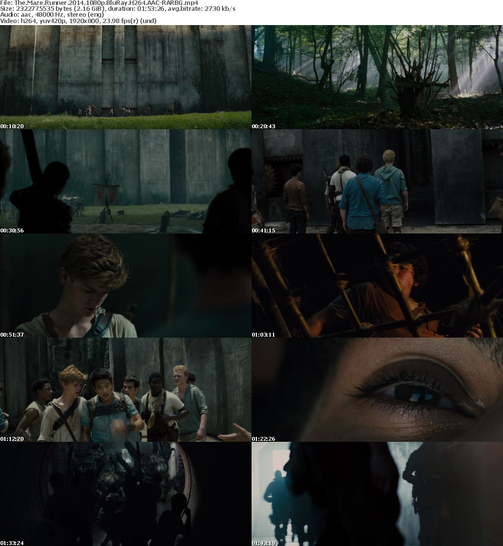 The Maze Runner (2014) 1080p BluRay H264 AAC-RARBG