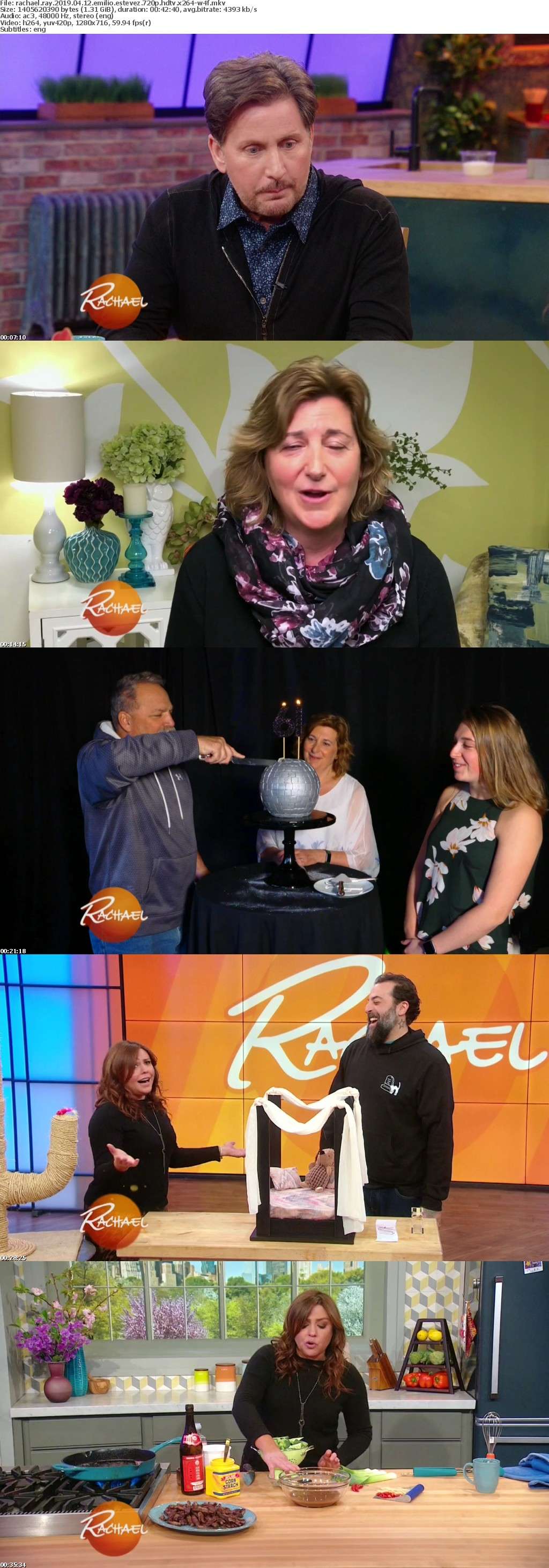 Rachael Ray 2019 04 12 Emilio Estevez 720p HDTV x264-W4F Rachael Ray 2019 04 12 Emilio Estevez 720p HDTV x264-W4F