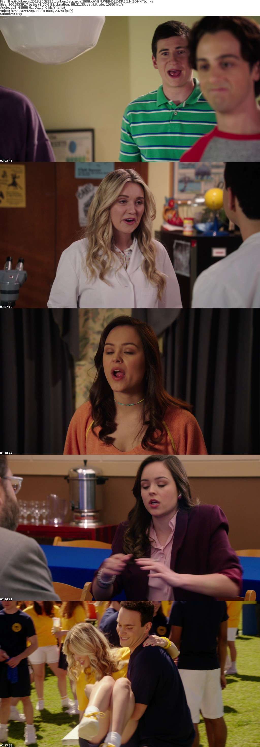 The Goldbergs 2013 S06E21 I Lost on Jeopardy 1080p AMZN WEB-DL DDP5 1 H 264-NTb The Goldbergs 2013 S06E21 I Lost on Jeopardy 1080p AMZN WEB-DL DDP5 1 H 264-NTb