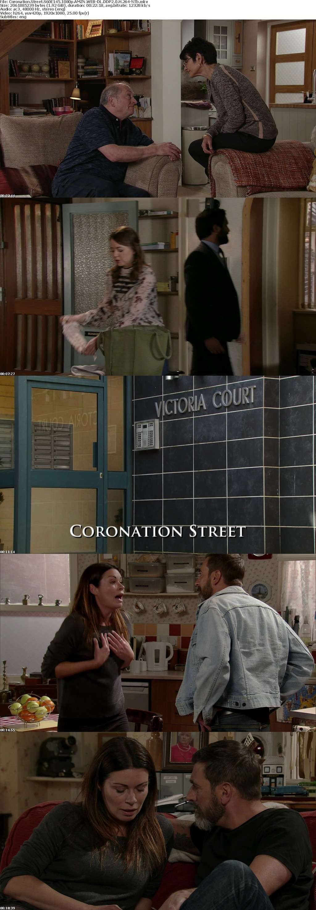 Coronation Street S60E145 1080p AMZN WEB-DL DDP2 0 H 264-NTb Coronation Street S60E145 1080p AMZN WEB-DL DDP2 0 H 264-NTb
