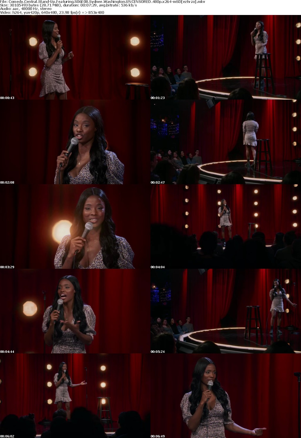 Comedy Central Stand-Up Featuring S06E08 Sydnee Washington UNCENSORED 480p x264-mSD