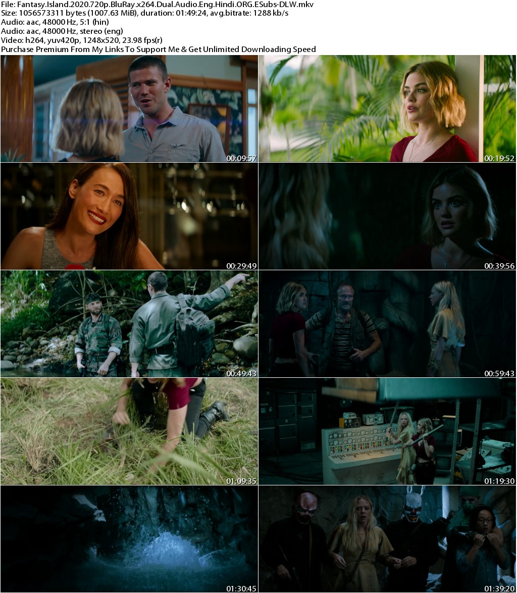 Fantasy Island (2020) 720p BluRay x264 Dual Audio Eng Hindi ORG ESubs-DLW