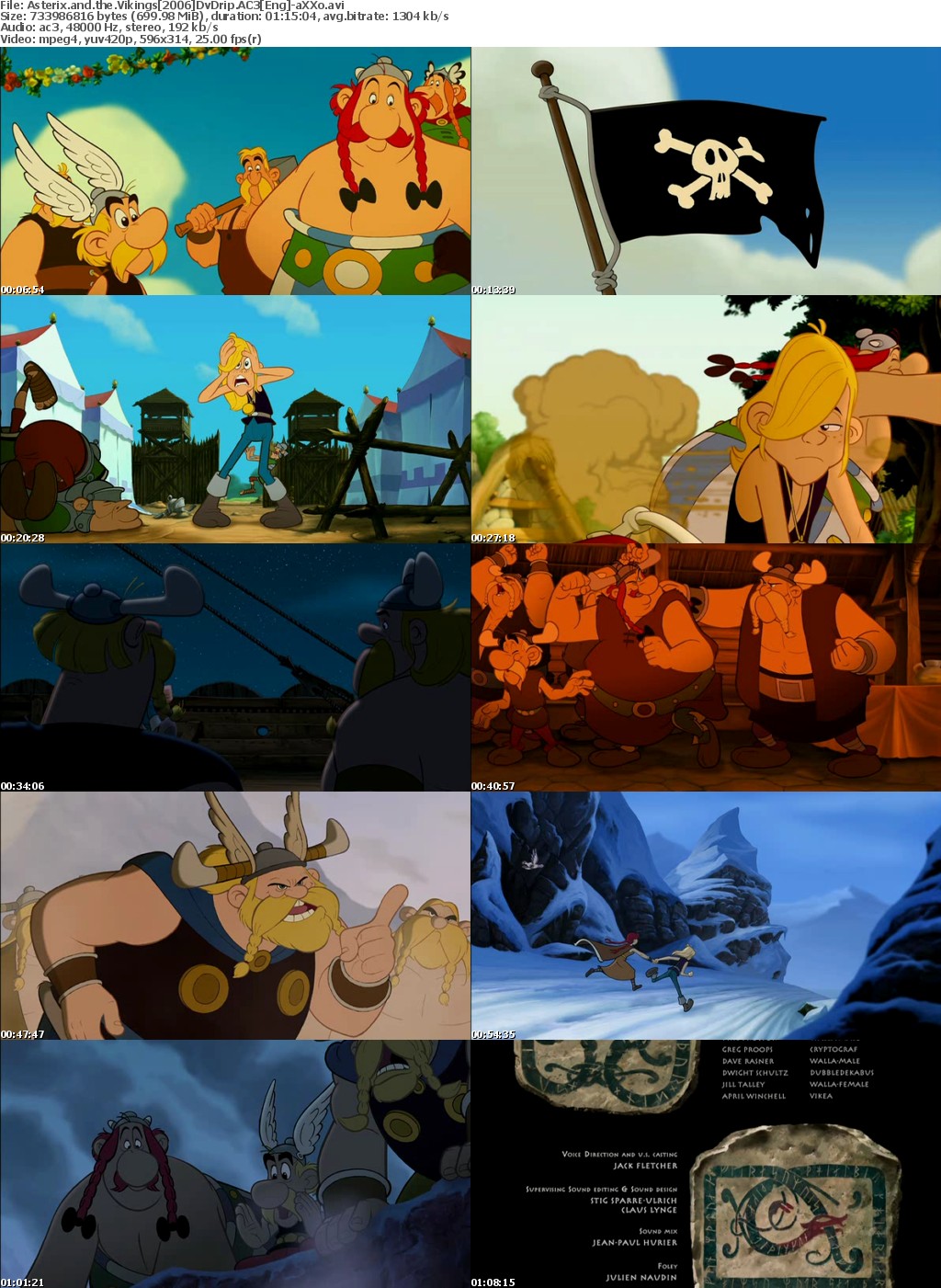 Asterix and the Vikings 2006 DvDrip AC3 Eng -aXXo
