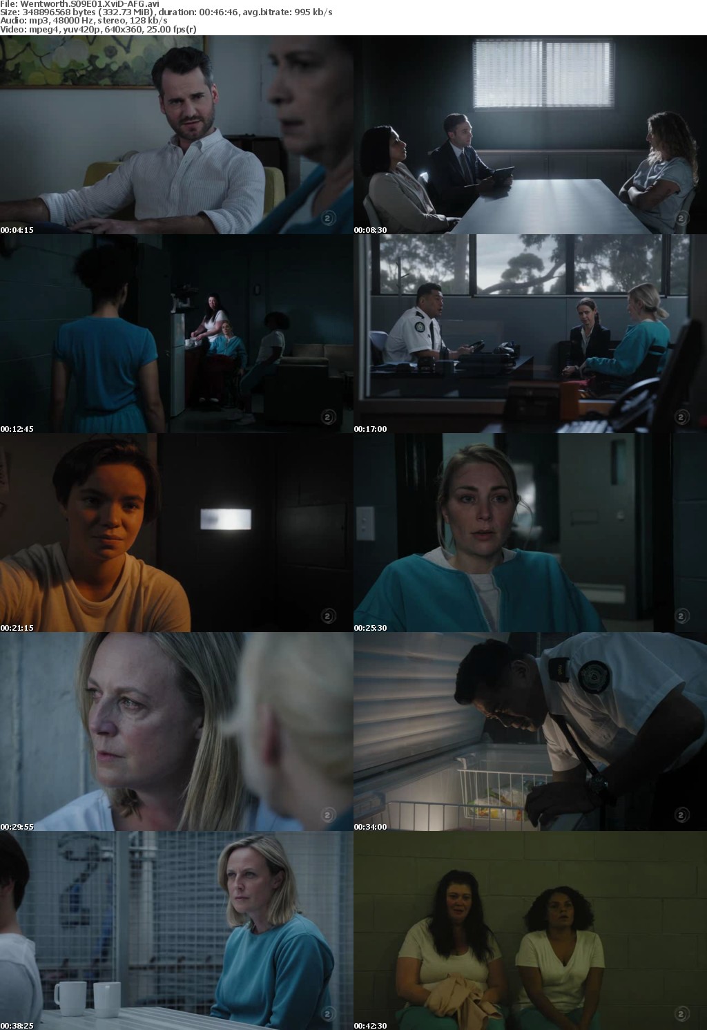 Wentworth S09E01 XviD-AFG