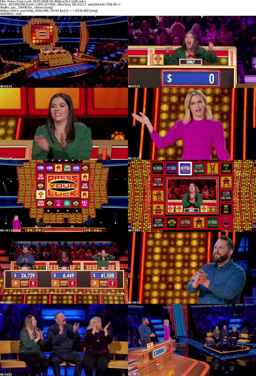 Press Your Luck 2019 S03E10 480p x264-mSD